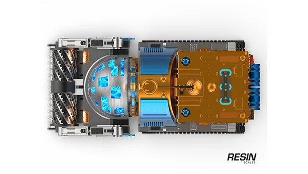 Chrono Miner RA2 1:35 scale resin kit